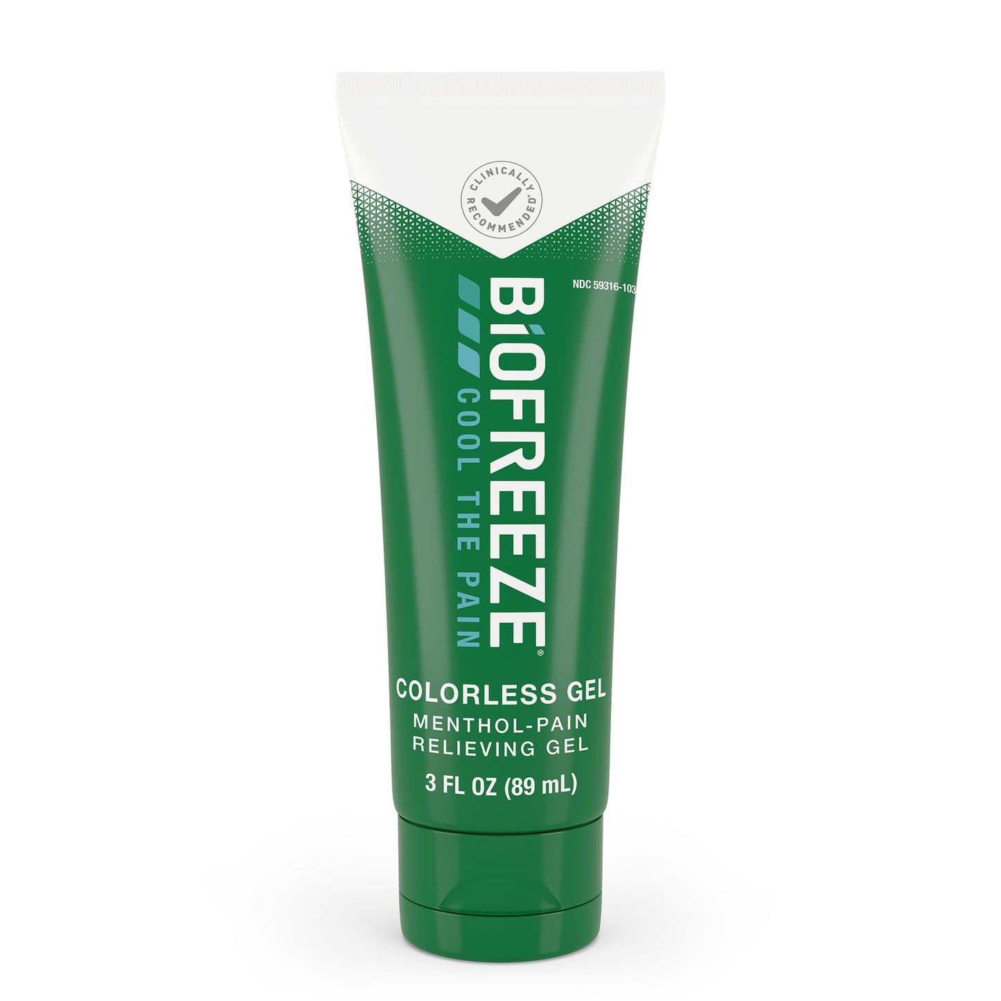 BIOFREEZE, GEL CLASSIC TUBE COLORLESS 3OZ (24/CS)
