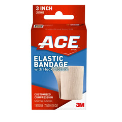 3M ACE Single Hook and Loop Closure Elastic Bandage, 3 Inch Width