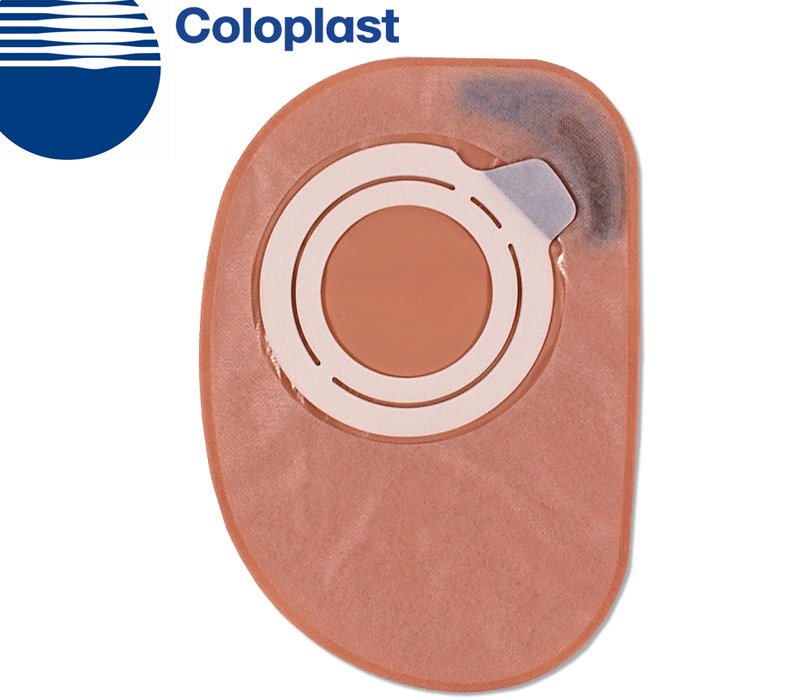 Assura® Two-Piece Closed End Opaque Colostomy Pouch, 8Â½ Inch Length, Maxi , 1Â¾ Inch Flange