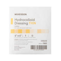 DRESSING, HYDROCOLLOID THIN STR 4"X4" (10/BX 20BX/