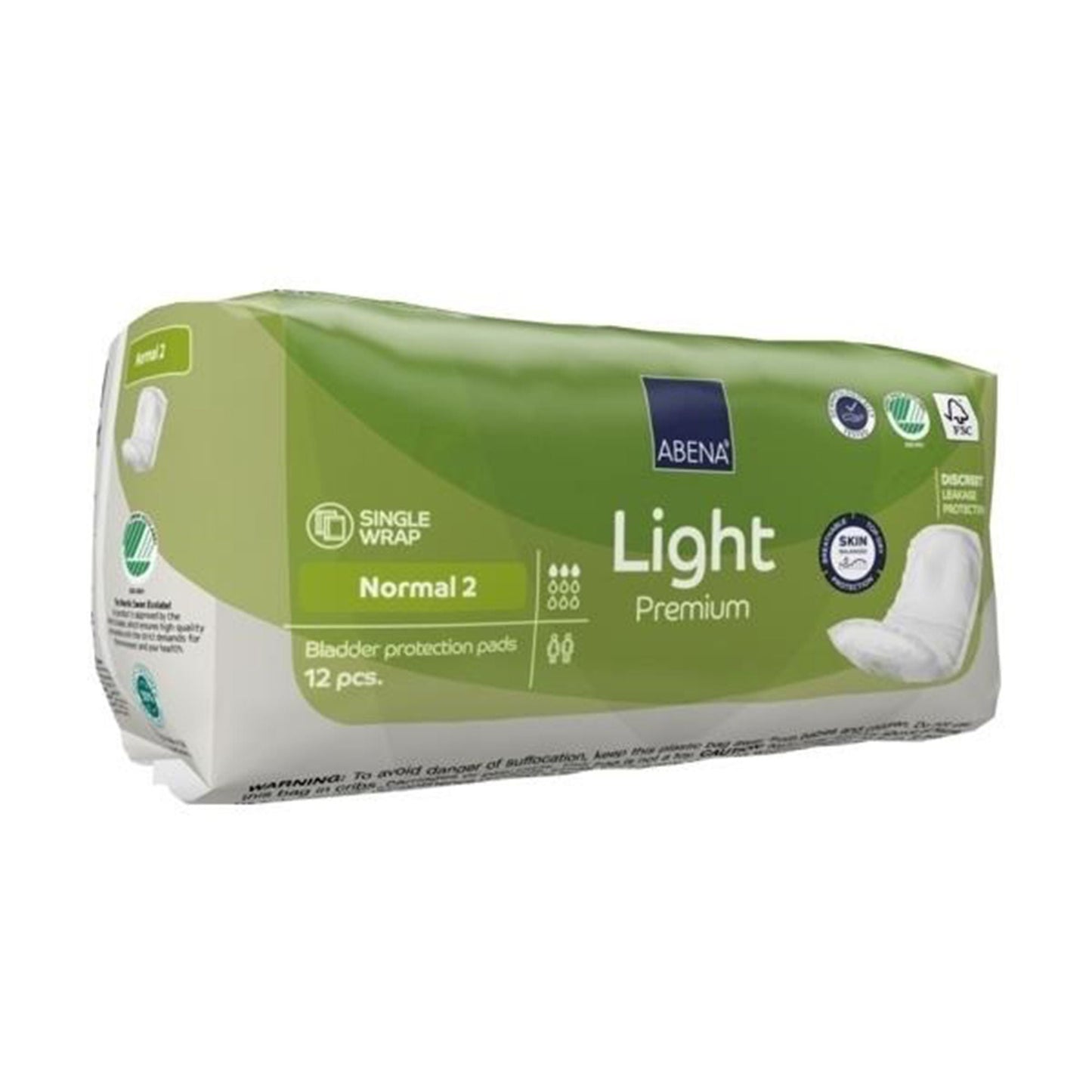 PAD, INCONT ABENA LT PREM ADLTNORMAL 2 (12/PK 12PK/CS)