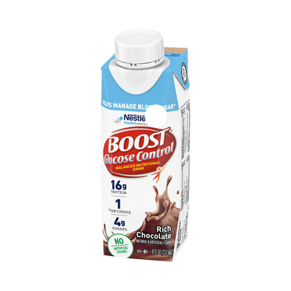 Boost® Glucose Control Chocolate Balanced Nutritional Drink, 8-ounce carton