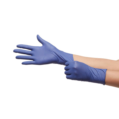 GLOVE, EXAM NTRL XL N/S CHEMO LDC BLU (230/BX 10BX/CS)