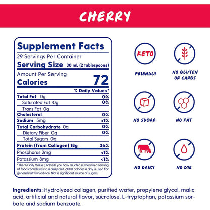 PROTEINEX-18, LIQ BLK CHERRY 30OZ (6/CS)
