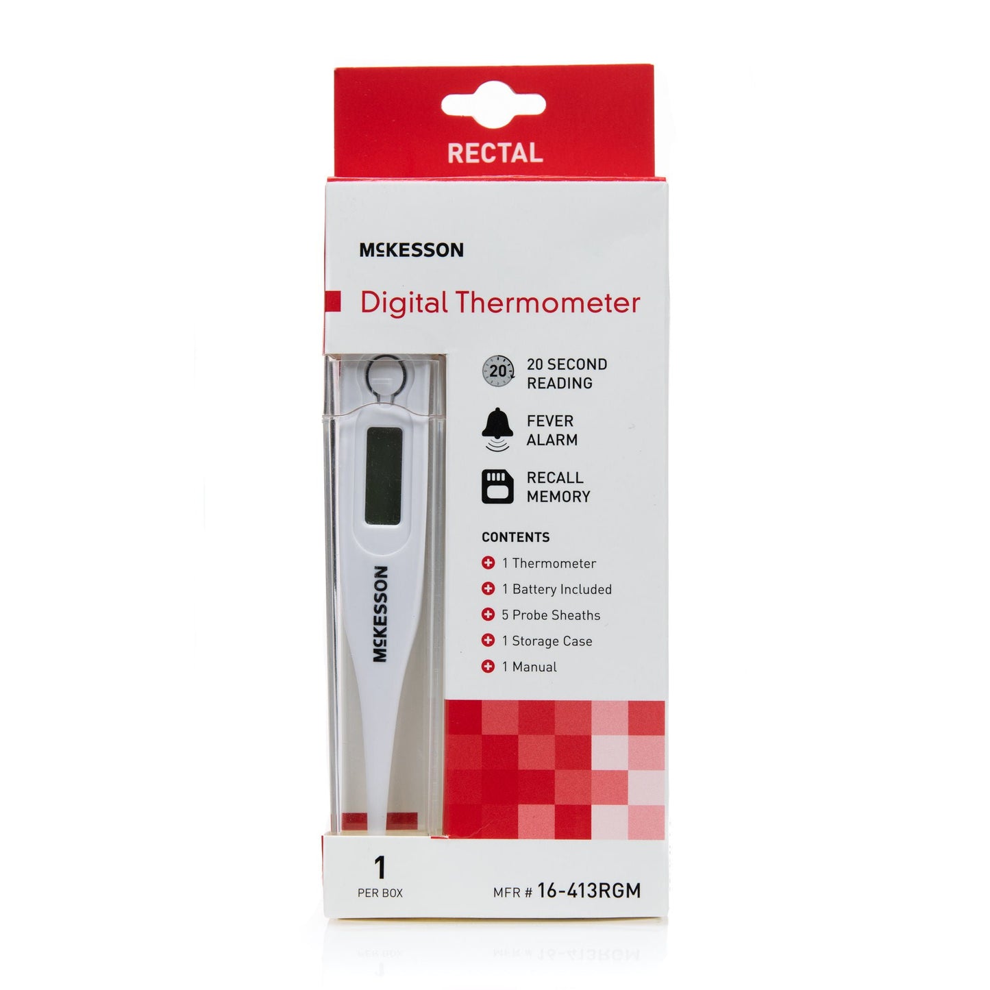 THERMOMETER, DIGITAL RECTAL LF(12/BX)