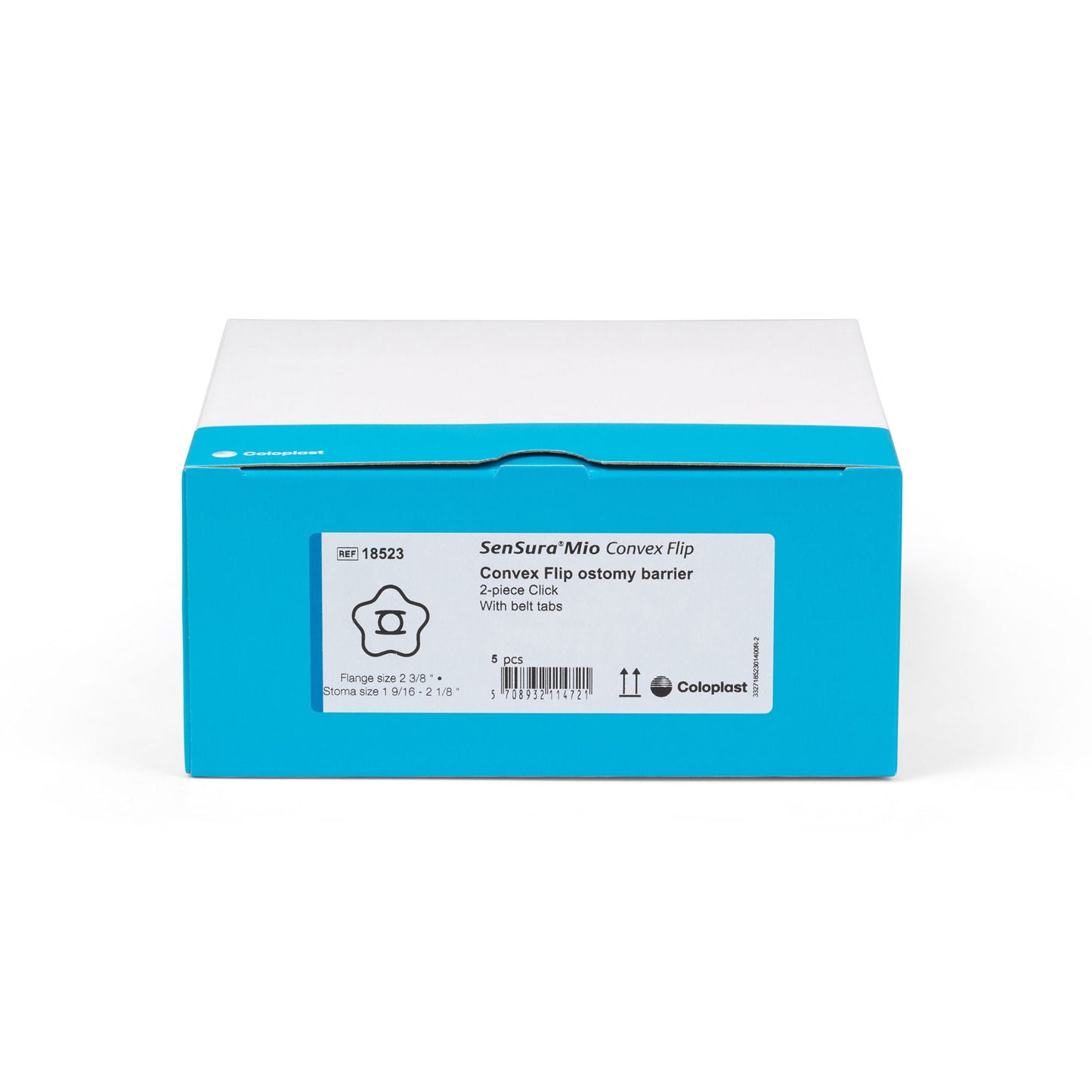 BARRIER, OSTOMY SENSURA MIO CLICK 2PC BLU 1 9/16" (5/BX)