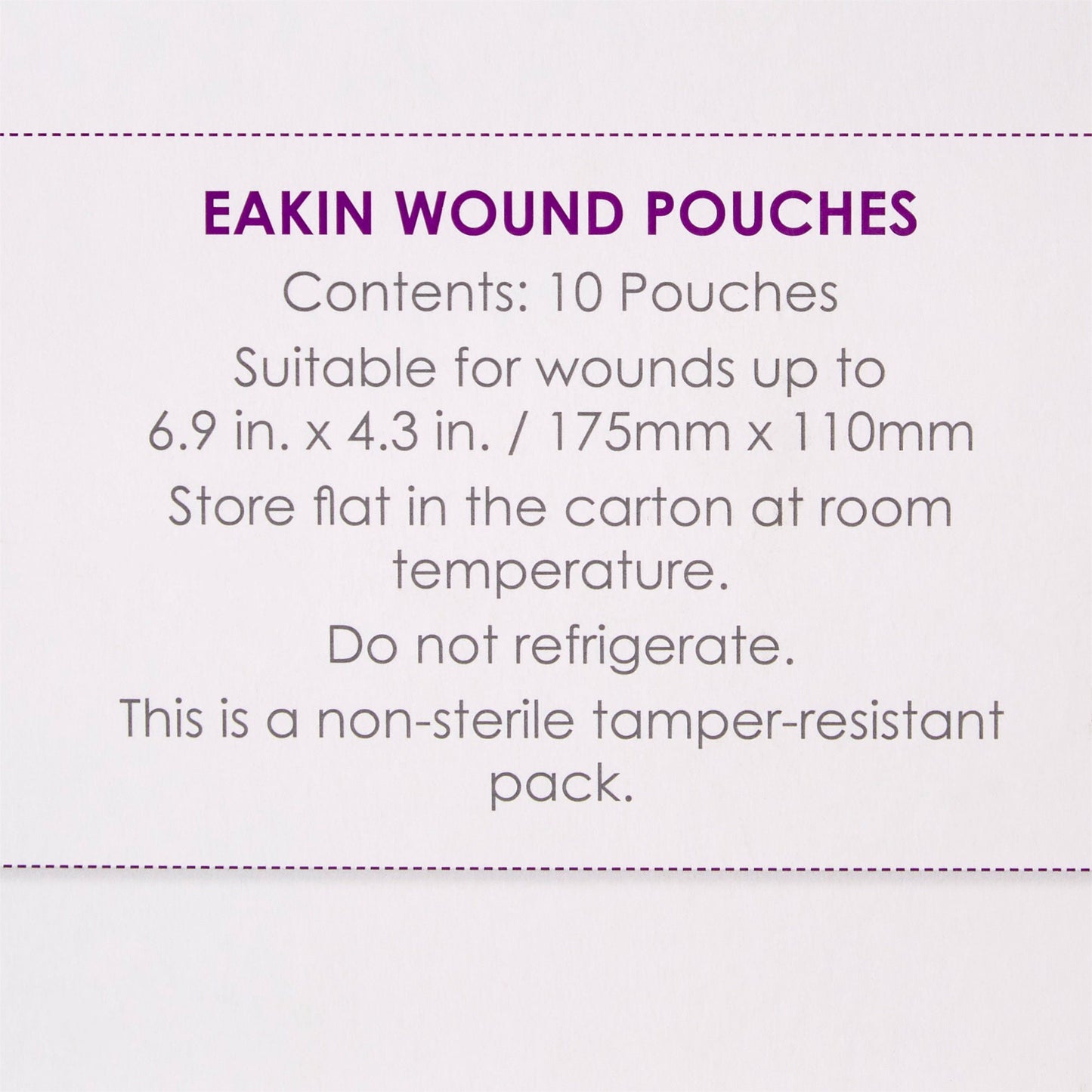 POUCH, FISTULA/WND EAKIN W/DRNATTCH/TAP CLSR (5/PK 2PK/BX)