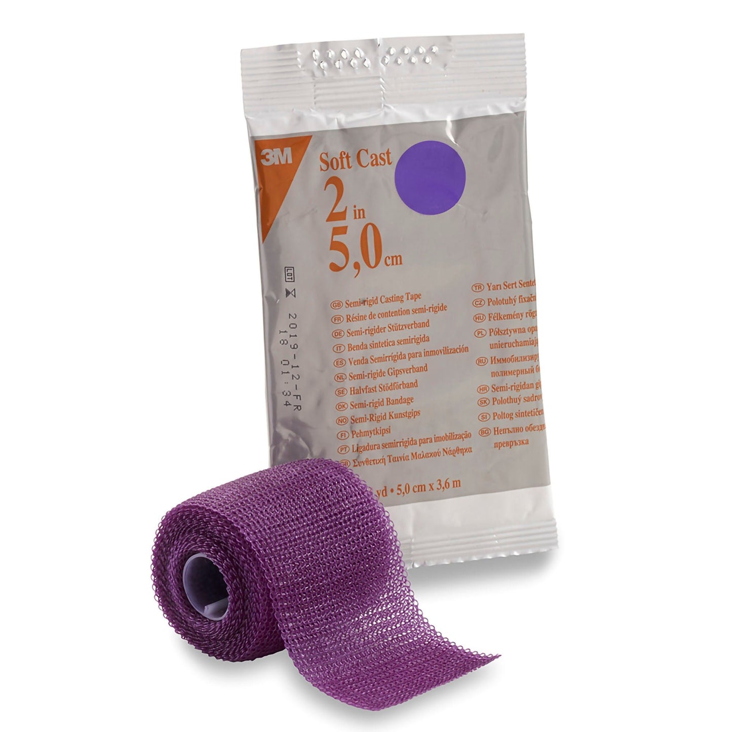 TAPE, CAST SCOTCHCAST SOFT 2"X4YDS PUR (10/CS) 3MORTH