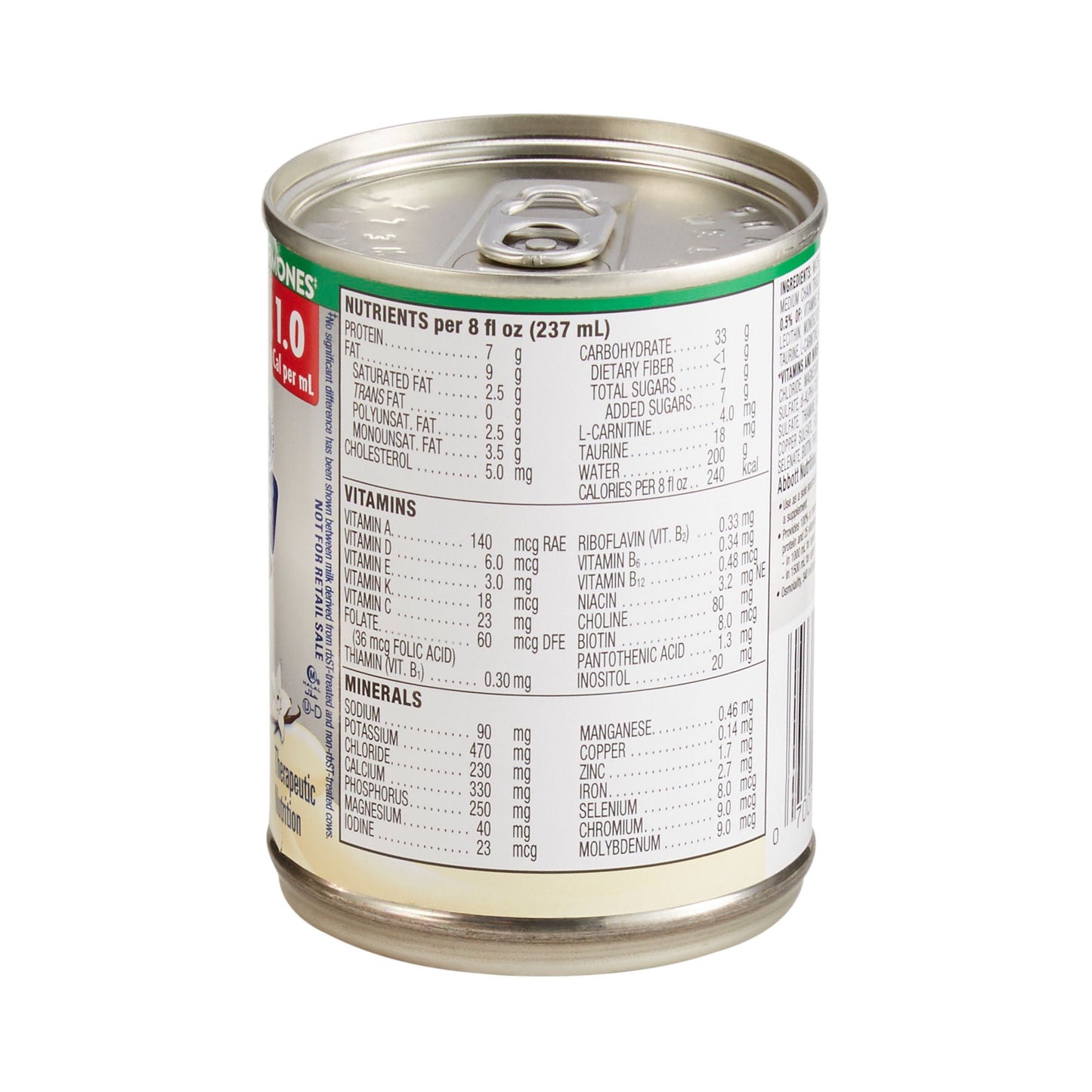 PEDIASURE, ENTERAL RTF VAN 1.0CAL 8OZ (24/CS)
