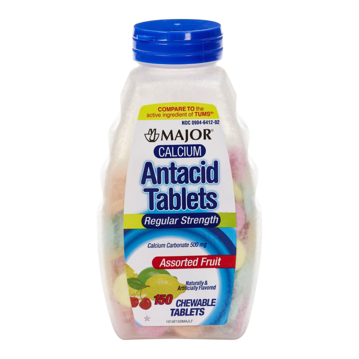 CALCIUM ANTACID, TAB CHEW 500MG (150/BT)