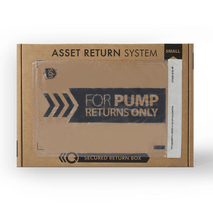 BOX, RETURN ASSET PUMP SM PREPAID (24/CS)
