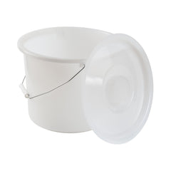 PAIL, COMMODE W/LID UNIV 12QT