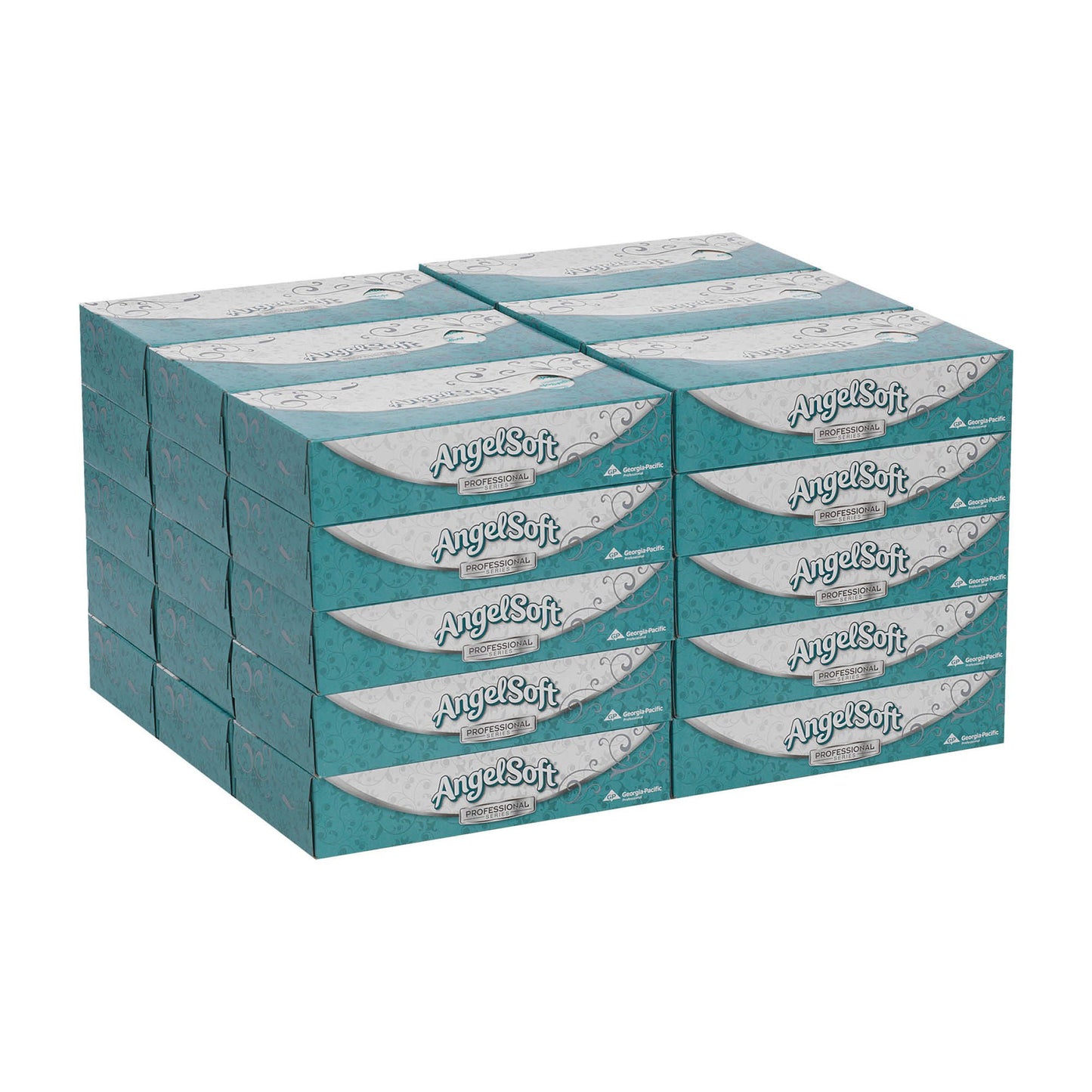 TISSUE, FACIAL ANGEL SFT 1PLY WHT (30BX/CS)