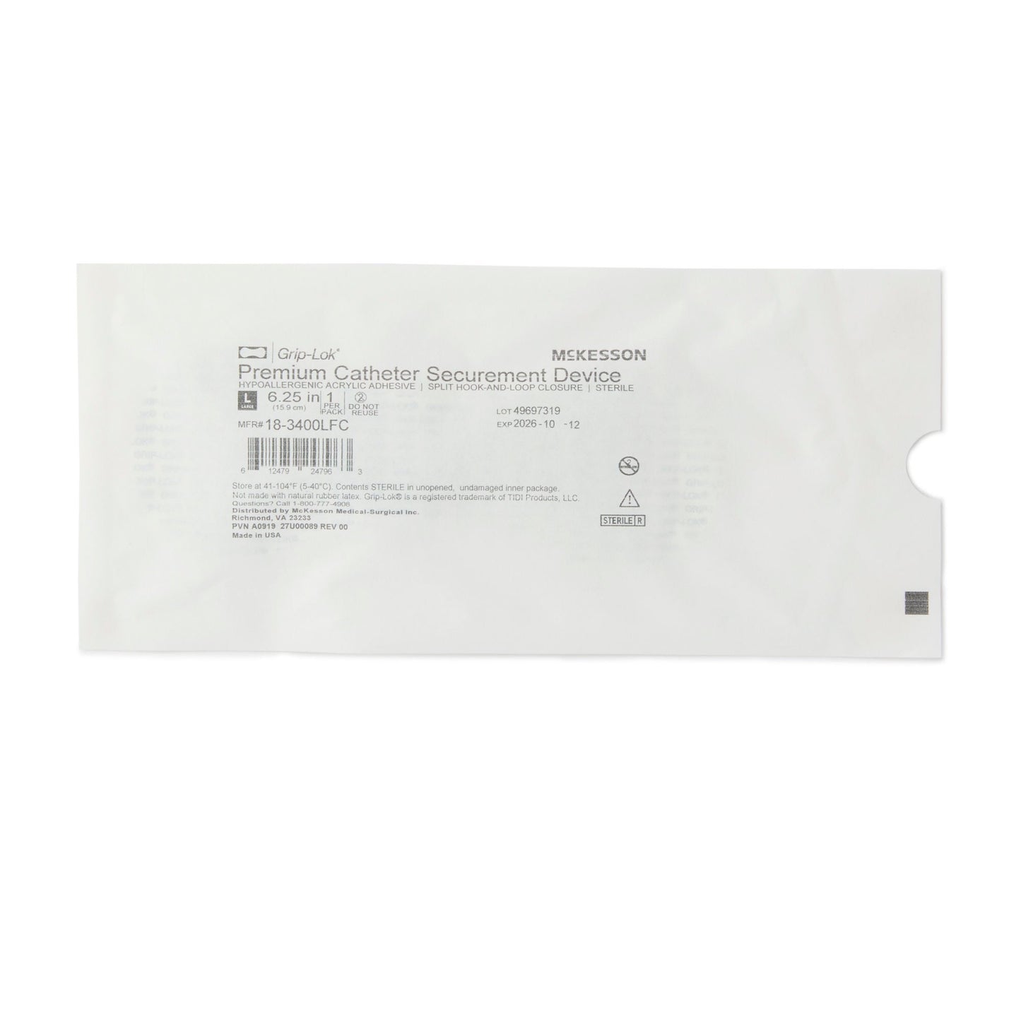 DEVICE, SECUREMENT GRIP-LOK FOLEY CATH LG (100/BX)