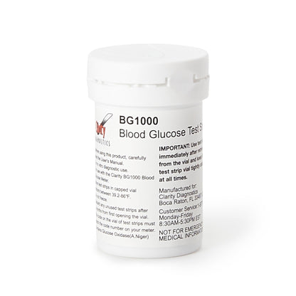 TEST STRIP, BLD GLUC CLARITY 1000 (50/BX)