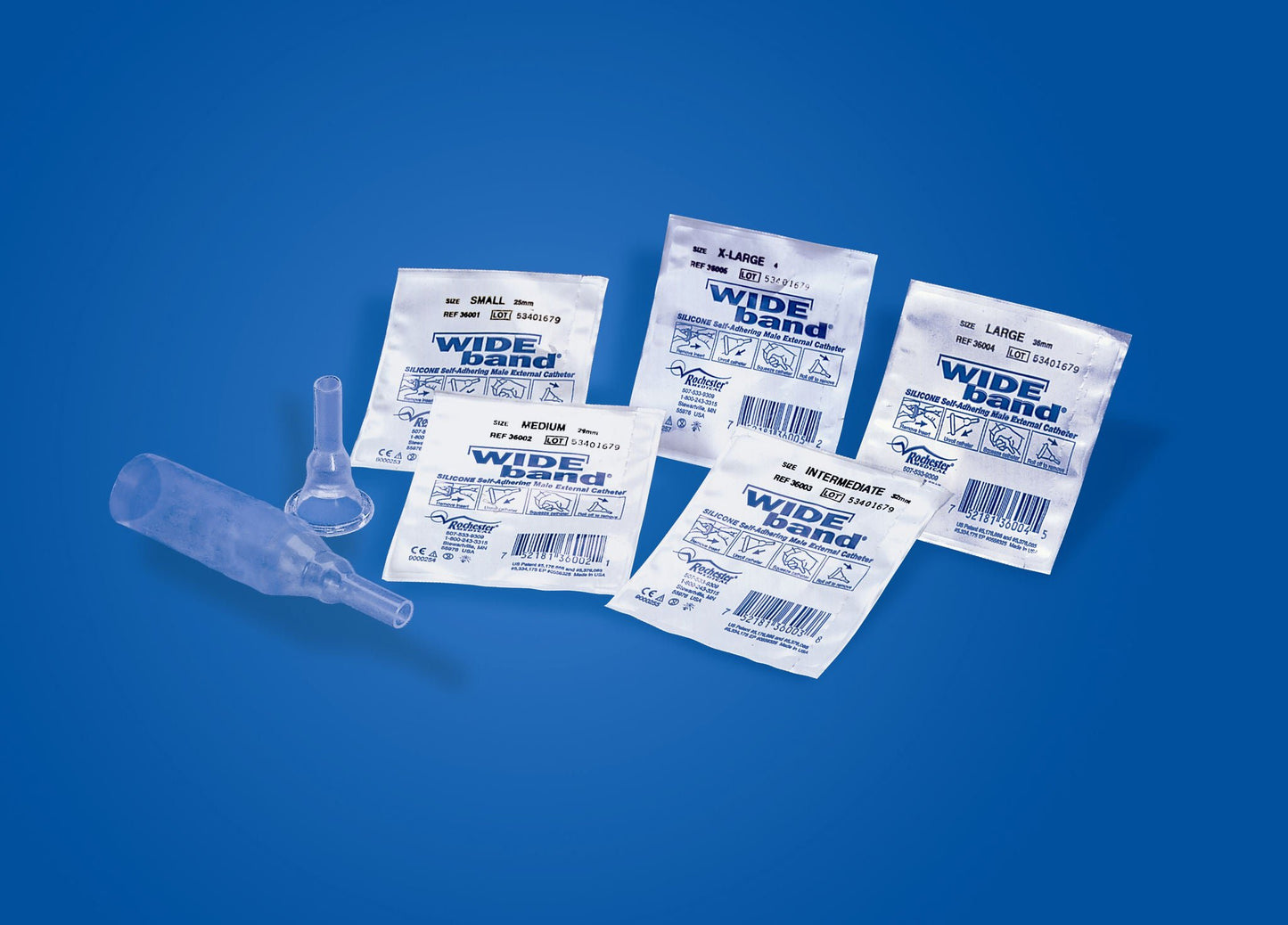 CATHETER, MALE EXTRNL WBAND SM(100/BX) RCHMED