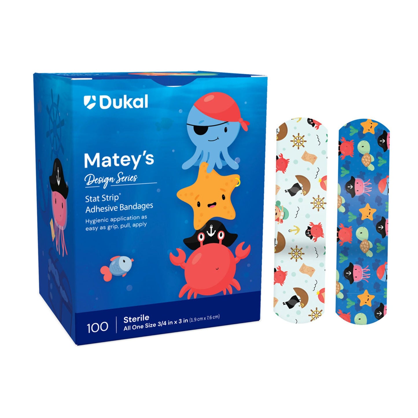 STAT STRIP, MATEY'S STR 3/4"X3" (100/BX 12/BX CS)