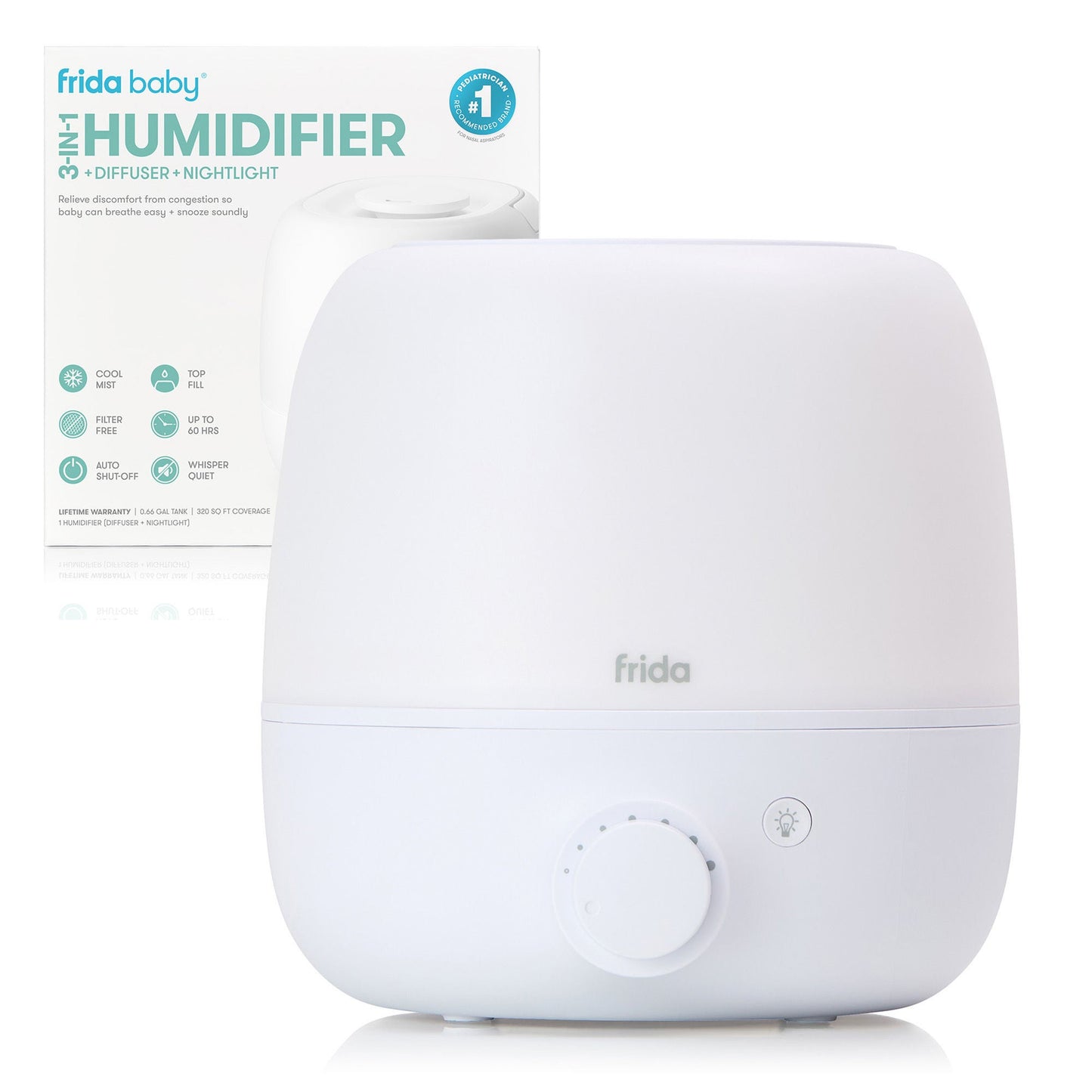 HUMIDIFIER, 3-IN-1 W/DIFFUSER & NIGHT LIGHT (4/CS)