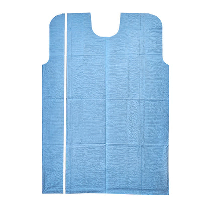 GOWN, EXAM ECON SCRIM BLU 30X42" (50/CS)