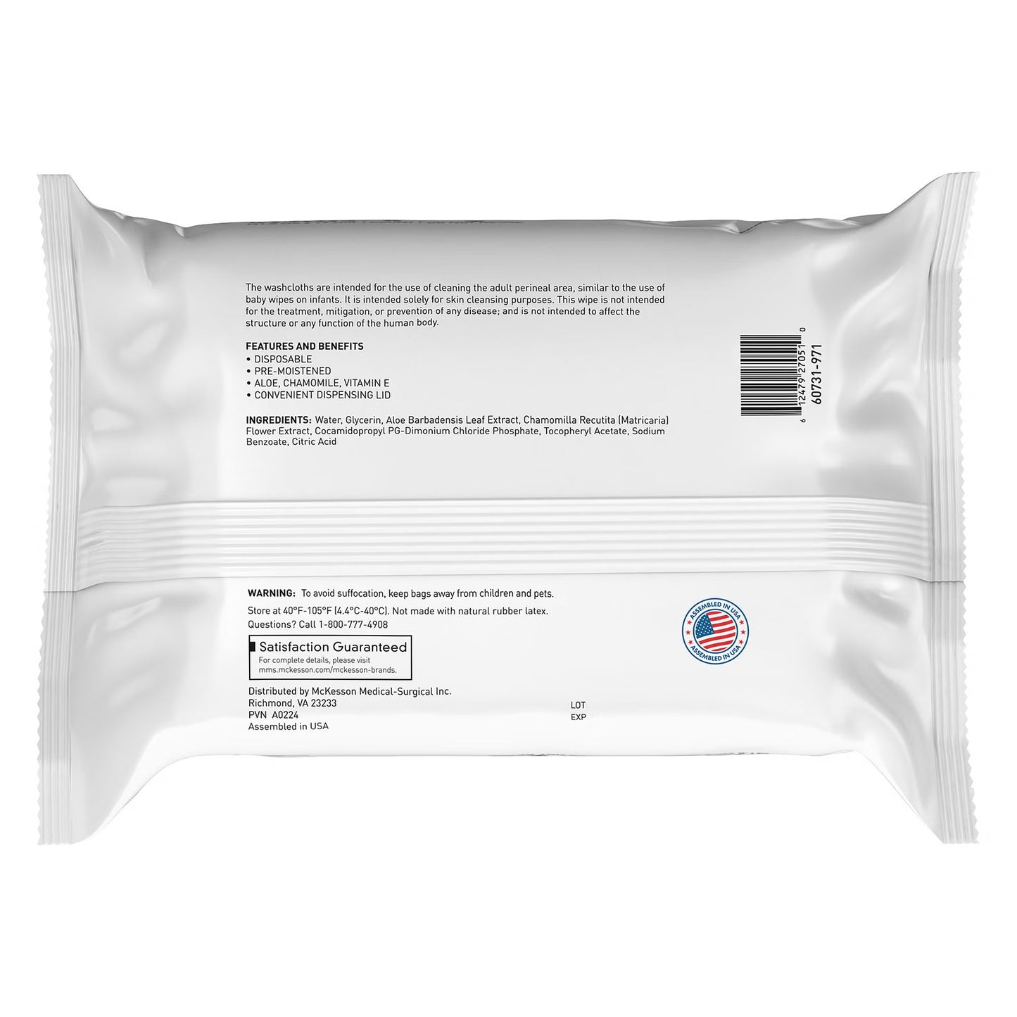 WIPE, PRE-MOIST W/DSPN LID UNSCENTED (96/PK 6PK/CS)