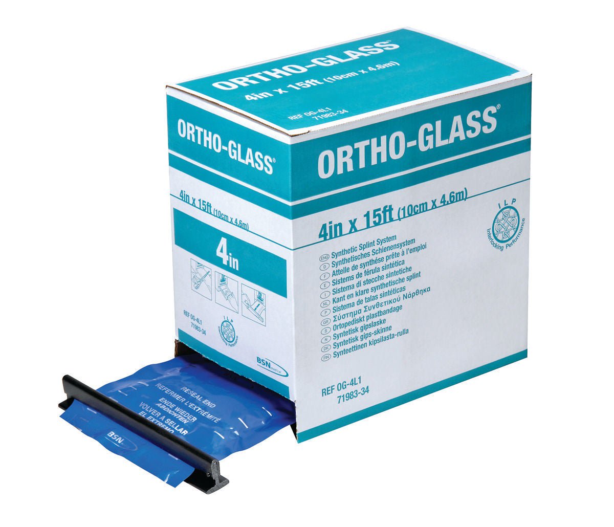 SPLINT, FIBERGLASS ORTHOGLASS PRECUT 5"X30" (5/BX)