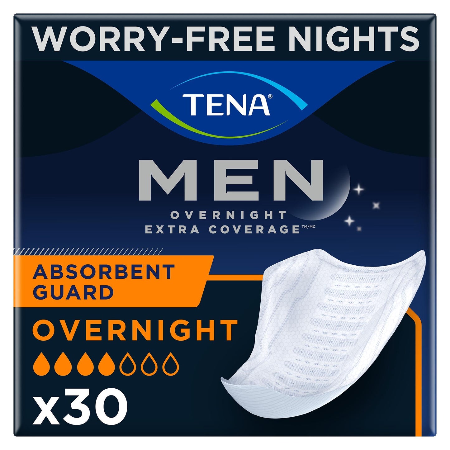 GUARD, OVERNIGHT TENA MEN (30/BG 3BG/CS)