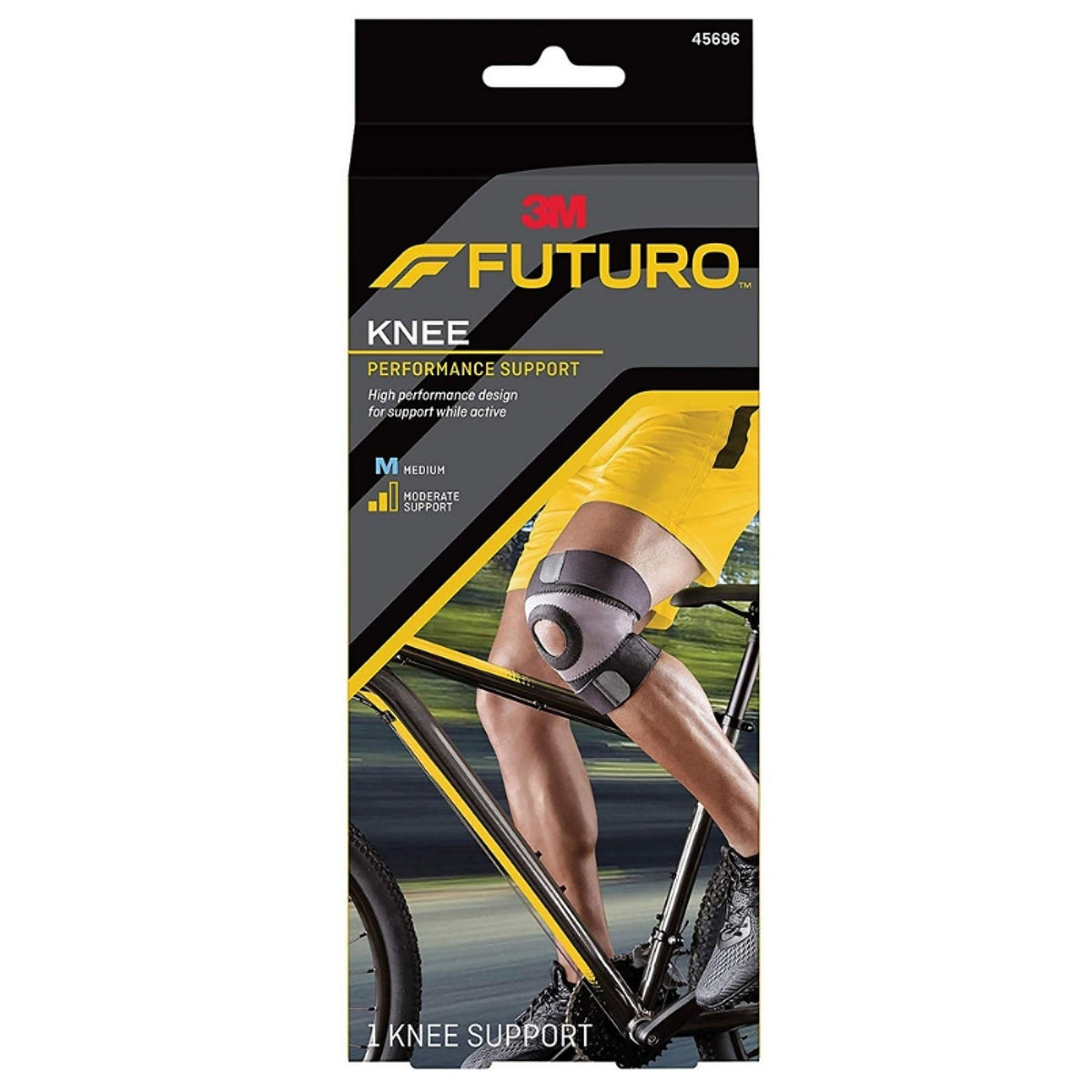 KNEE SUPPORT, POWER STRCH MED (3/BX 4BX/CS) 3M