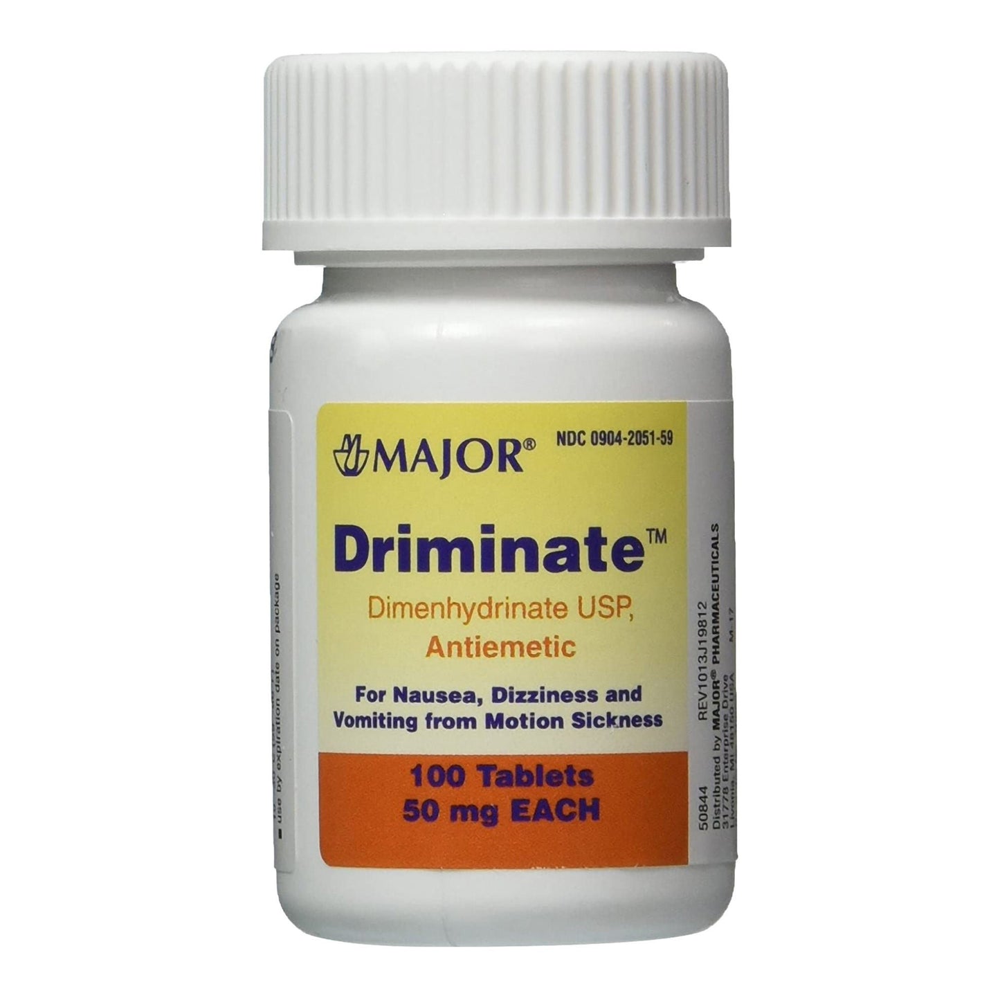 DRIMINATE 50MG TAB 100/BX 528448