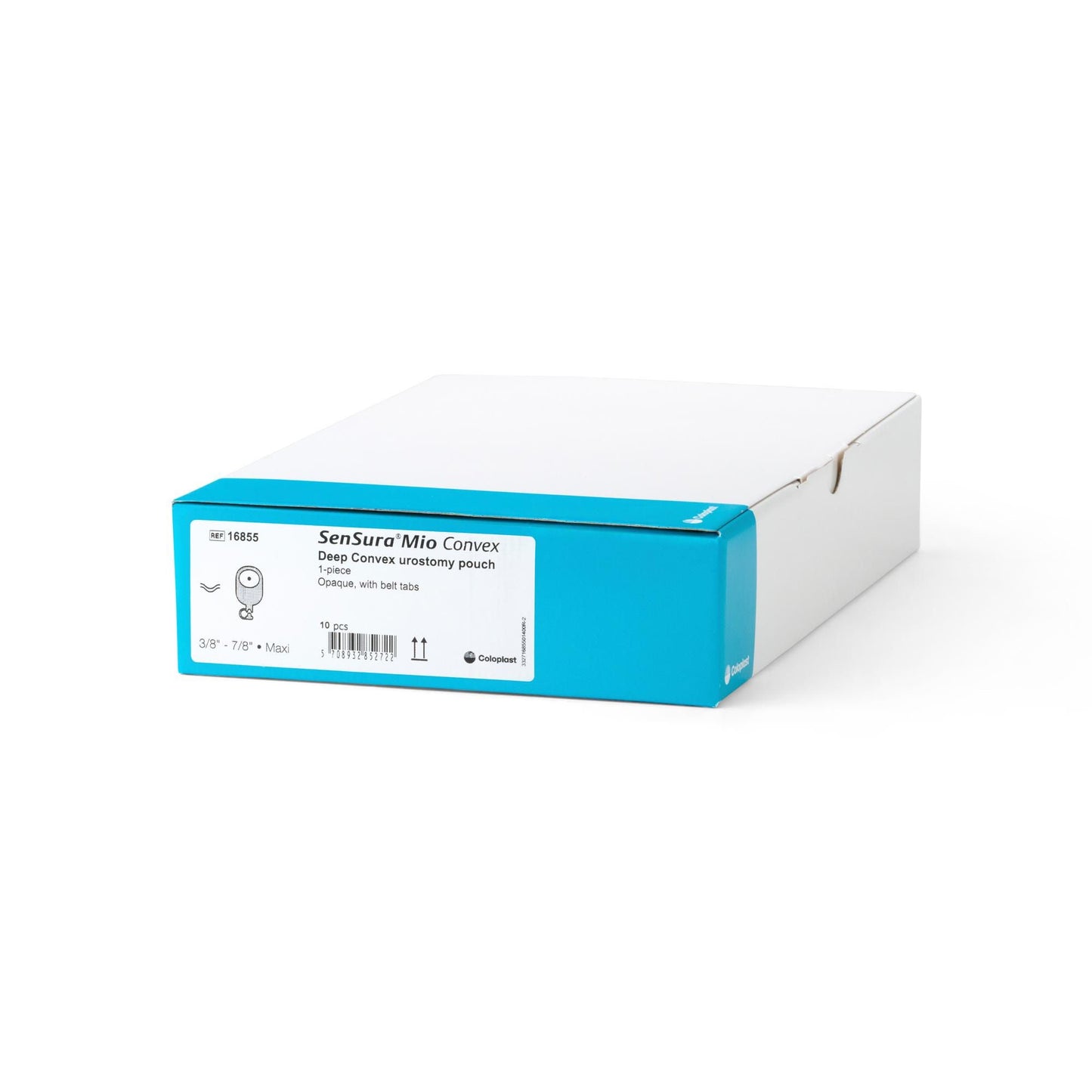 POUCH, UROSTOMY SENSURA MIO 1PC CTF 3/8-7/8" (10/BX)