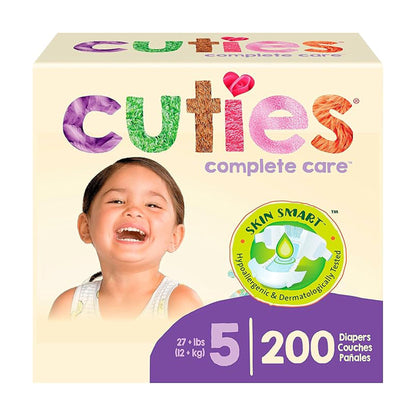 DIAPER, BABY CUTIES 27+LBS SZ5 (25/PK 8PK/CS)