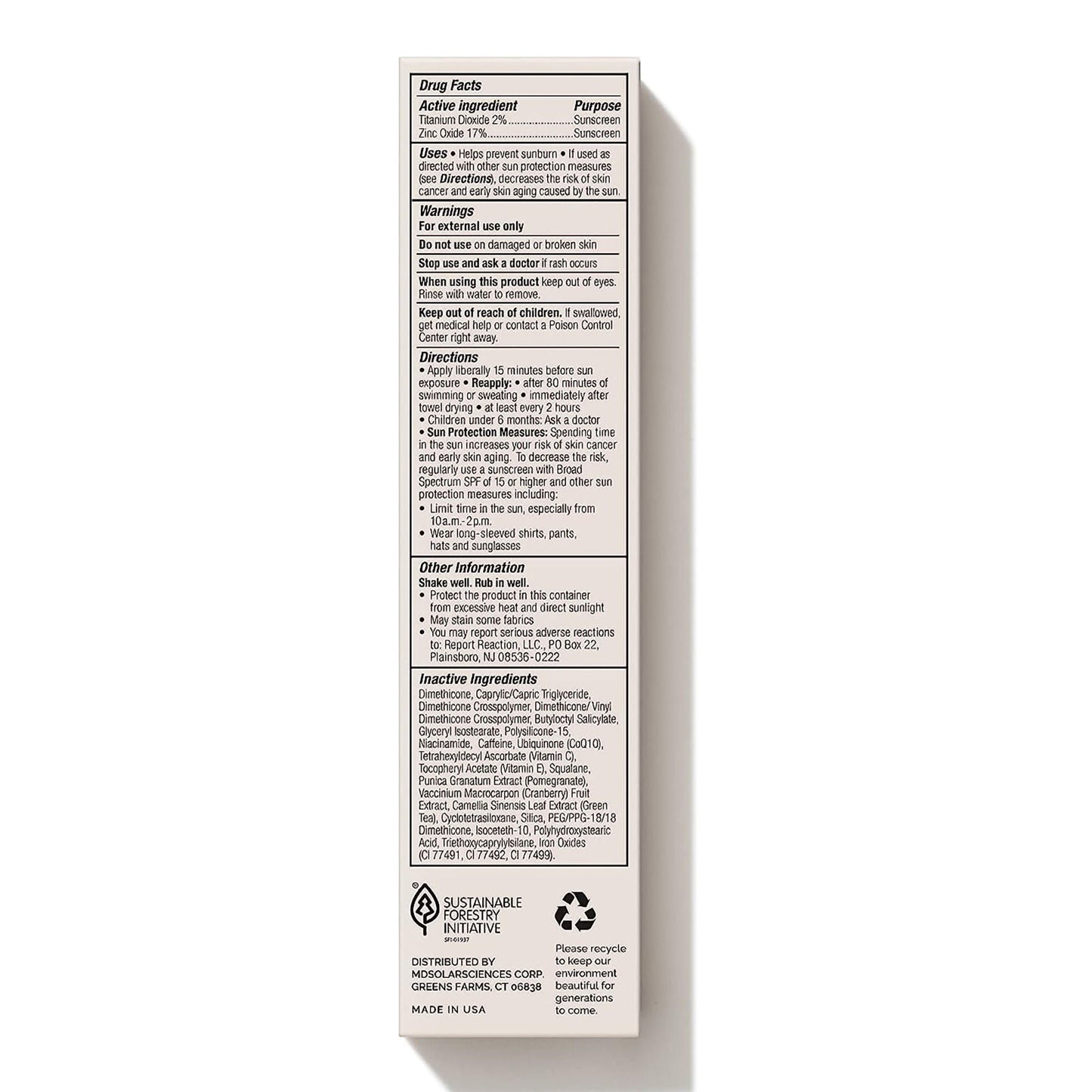 CREAM, SPF MD MINERAL BB MED 1.23OZ (3/PK 8PK/CS)