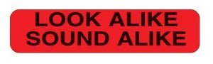 LABEL, LOOK ALIKE SOUND ALIKE (1000/PK)