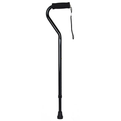 CANE, OFFSET ALUM BLK (6/CS) )