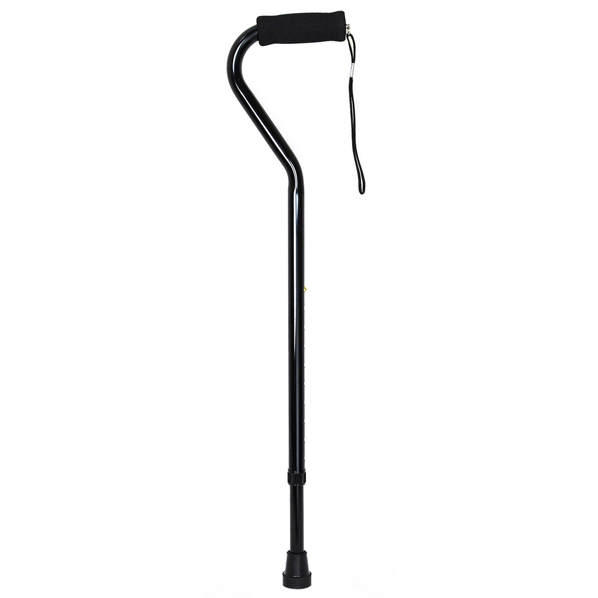 CANE, OFFSET ALUM BLK (6/CS) )