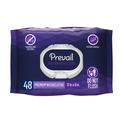 WASHCLOTH, PREVAIL COTTON SF PK (48/PK 12PK/CS)