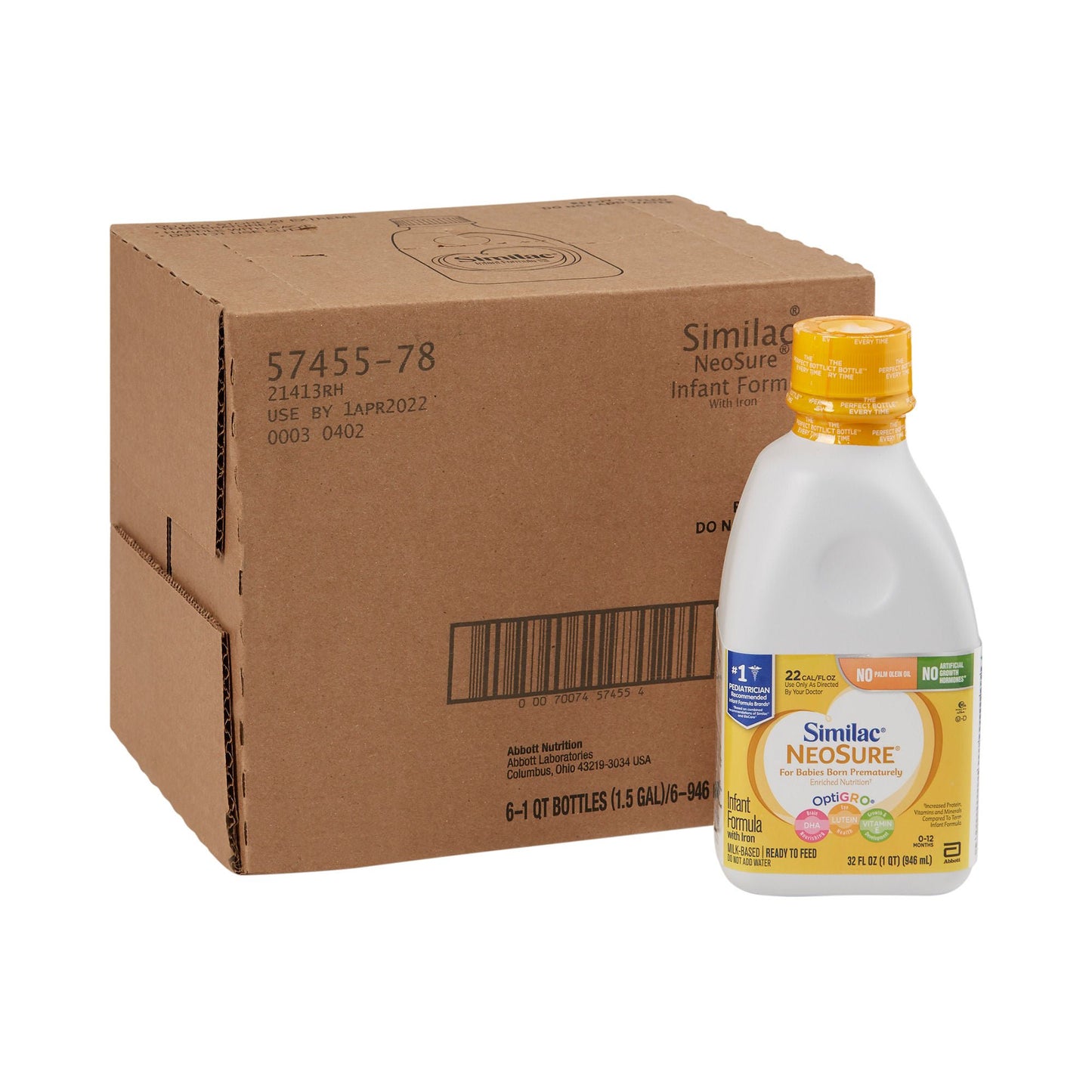 SIMILAC EXPERT CARE NEOSURE, RTF 1QT BTL (6/CS)