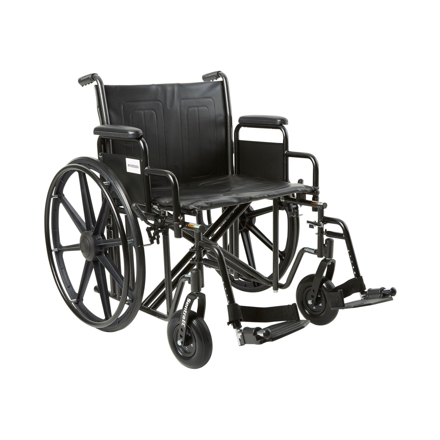 WHEELCHAIR, HD DUAL CROSS BRACE DDA SF 22" 450LBS