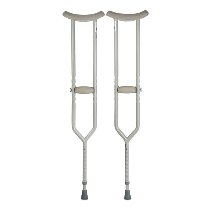 CRUTCH, STEEL PUSH BUTTON ADJ HD 500LBS (PR)