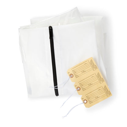 BAG, BODY WHT W/ID TAG ADLT (12/CS)
