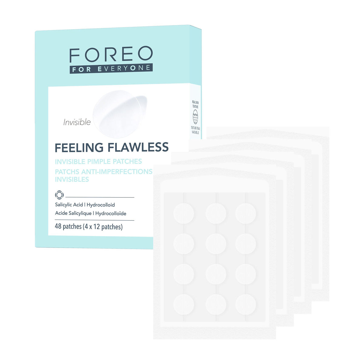 SKIN CARE, F/PIMPLE INVISIBLE 48-PATCHES 4X12"