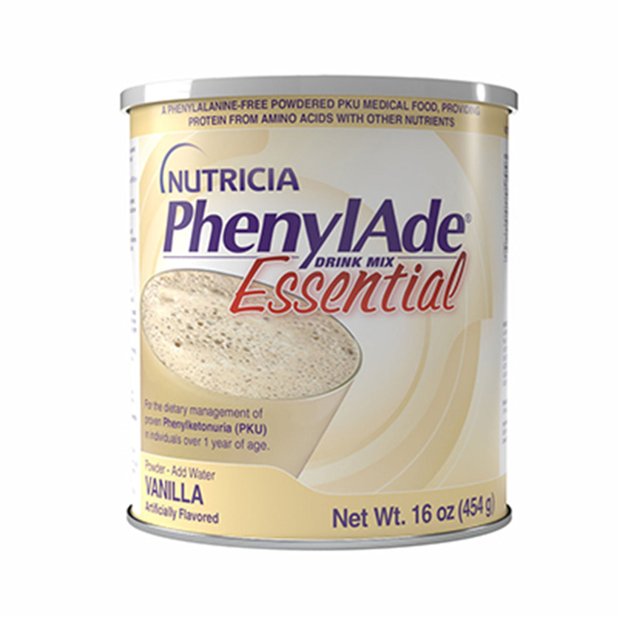 PHENYLADE, ESSENTIAL DM VANILLA CAN 454G (6/CS)