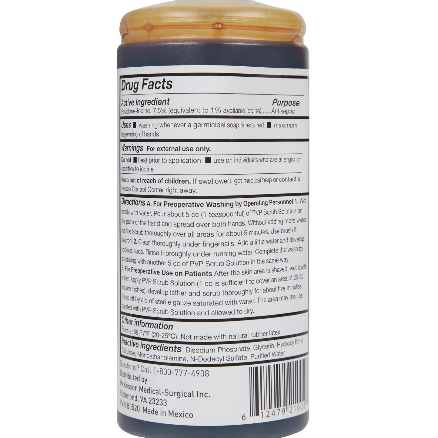 SCRUB, PVP 16OZ (12/CS)