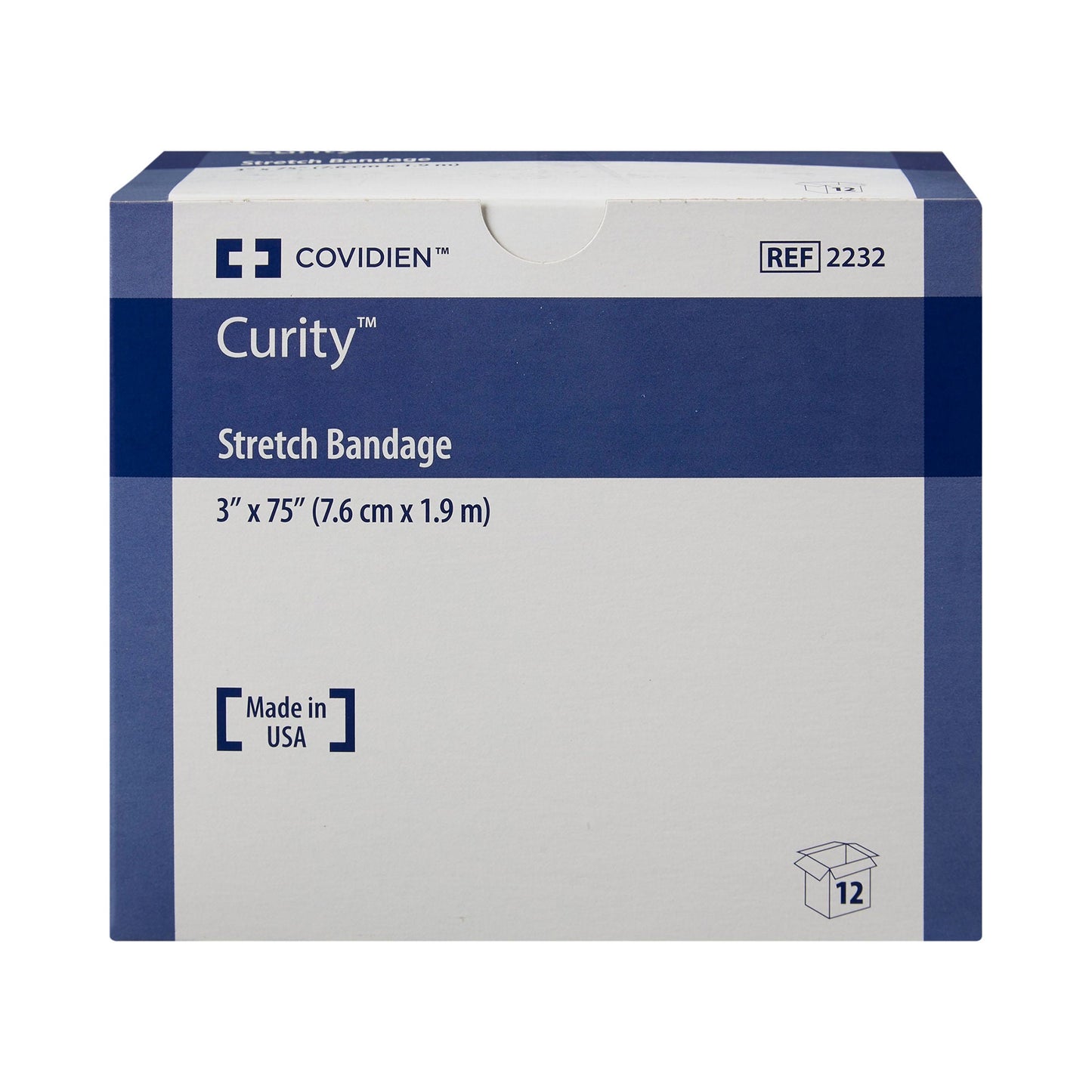 BANDAGE, GAUZE STRETCH STR 3"X75" (12/BG)