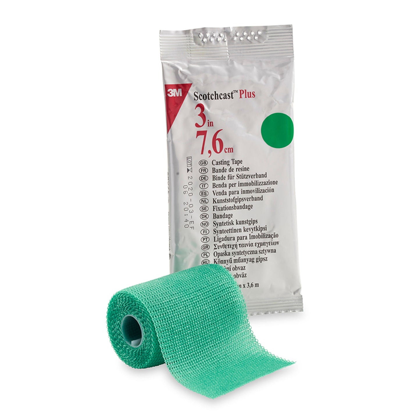 TAPE, CAST SCOTCHCAST 3"X4YDS GRN (10RL/BX) 3MORTH