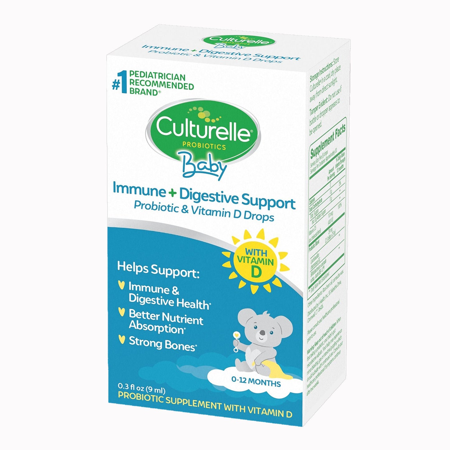 SUPPLEMENT, DRPS CULTURELLE BABY IMMUNE+DIGESTIVE .3OZ (24BX