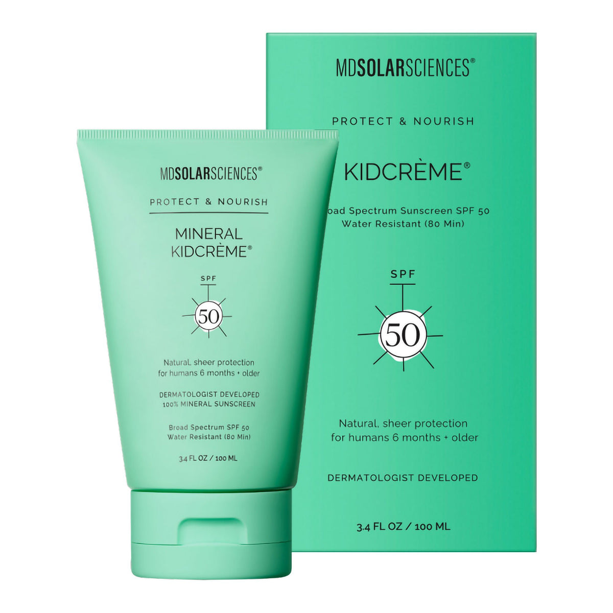 SUNSCREEN, CREAM KID SPF50 UNSCNTD WATERPRF (6/PK 8PK/CS)