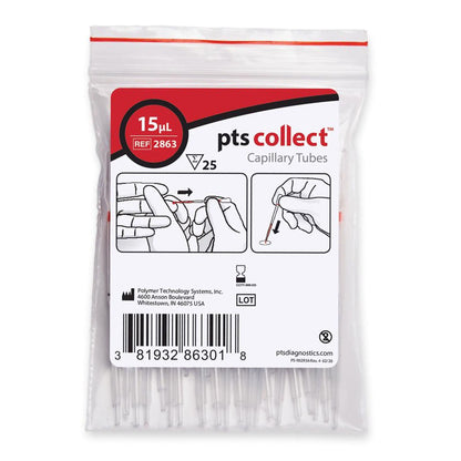 TUBE, CAPILLARY PLAIN RED 15ULGLS (25/BG)
