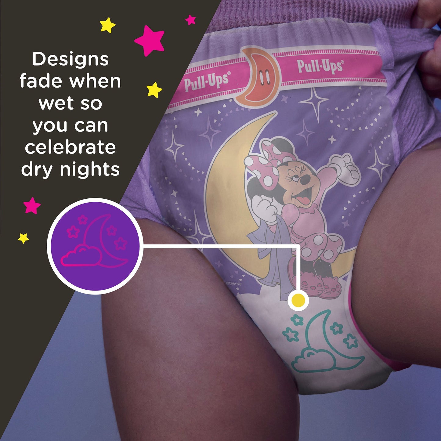 PANTS, PULL-UPS HUGGIES NIGHT TIME GIRLS 3T-4T (60EA/PK)