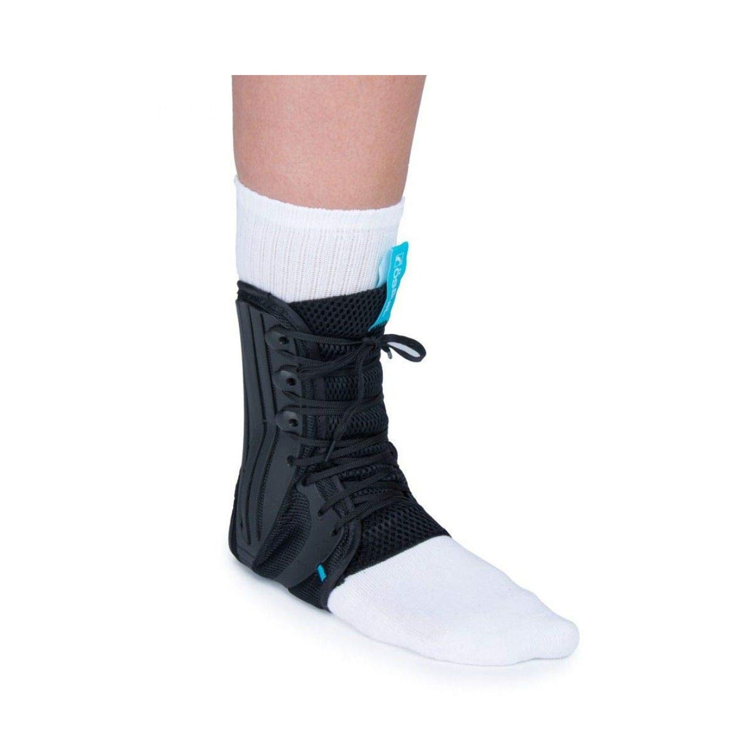 ANKLE BRACE, EXOFORM BLK MED