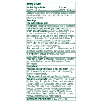 BIOFREEZE PRO, GEL GRN 4OZ (12/BX 12BX/CS)